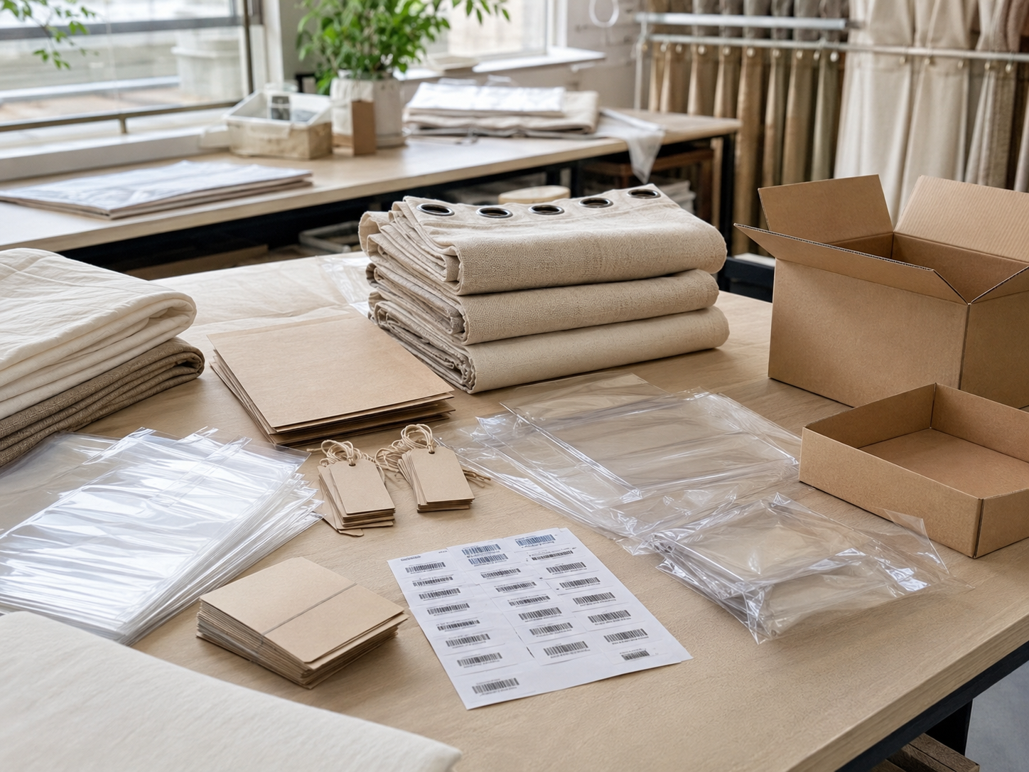 Packaging preparation — illustrative scene